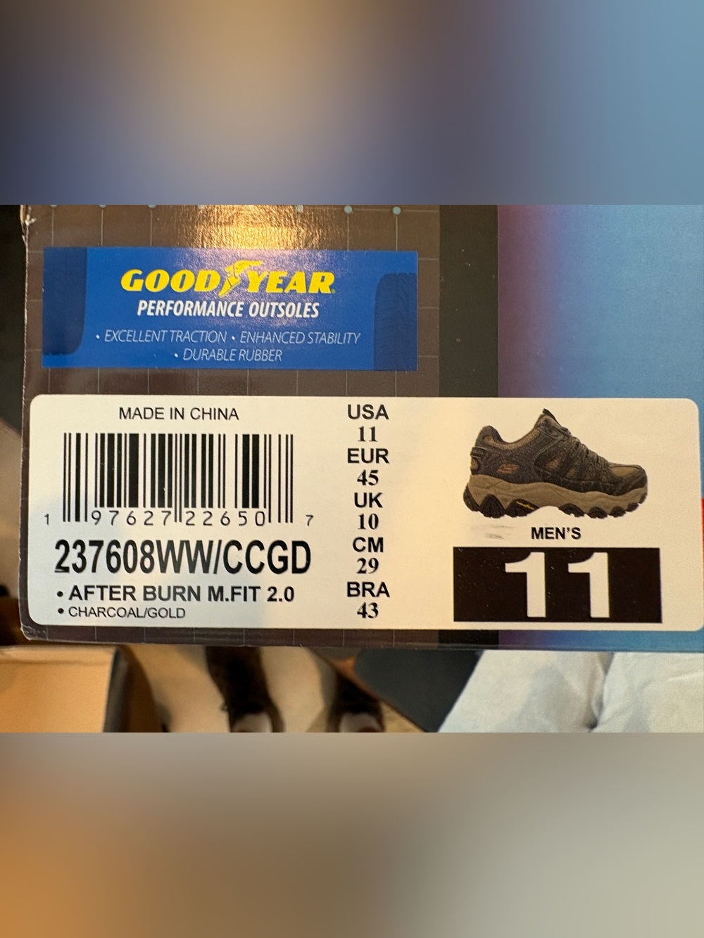 Skechers Afterburner m.fit 2.0